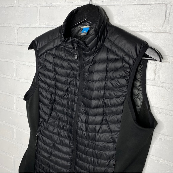 Eddie Bauer Puffer Vest Women's EB800 First Ascent Goose Down Black Size Medium - Picture 2 of 12